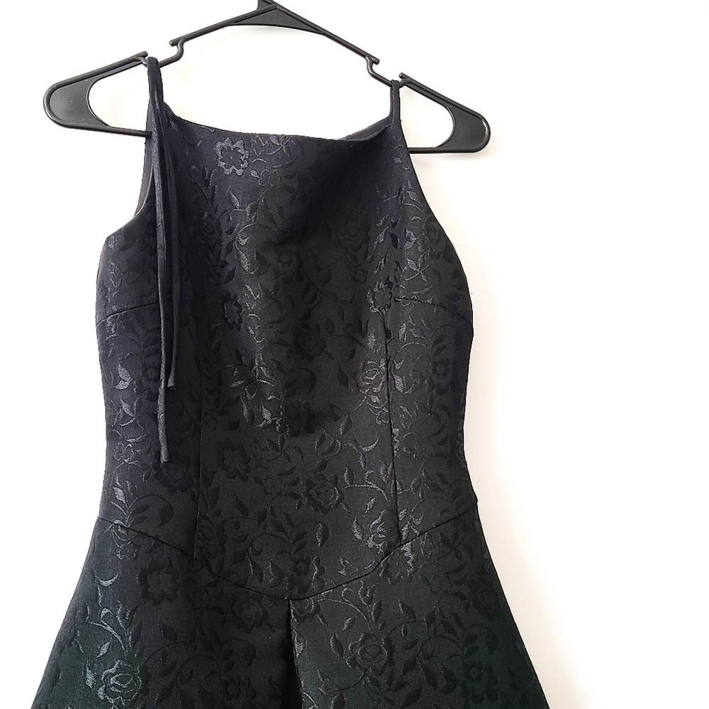 David Meister black Sleeveless dress Y2K Whimsigoth - Picture 3 of 11